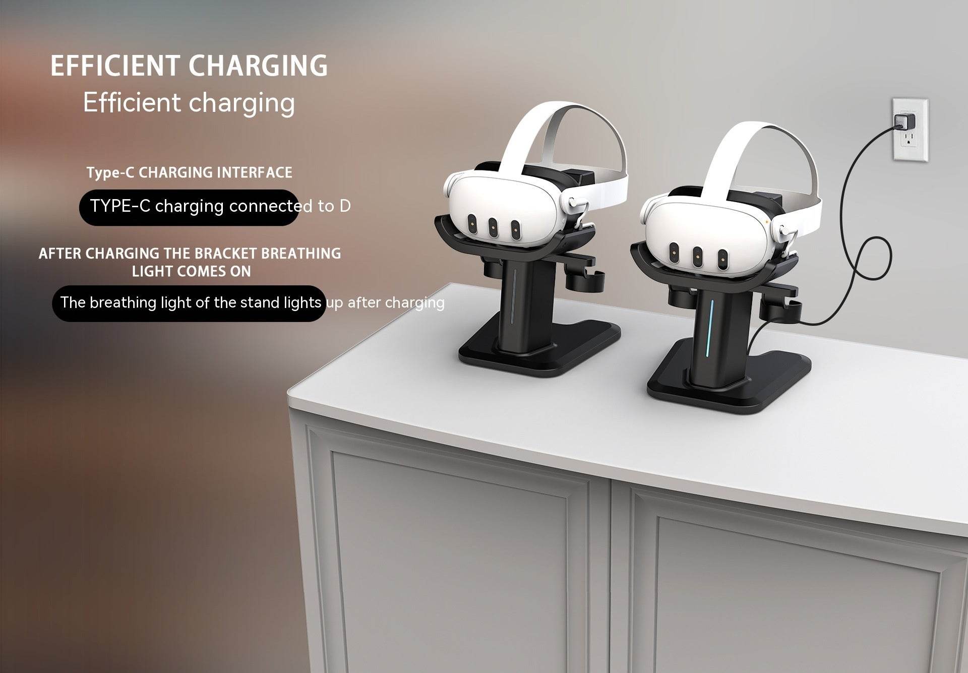 RGB Lighting Controller VR Charging Bracket - www.Shopthatapp.com