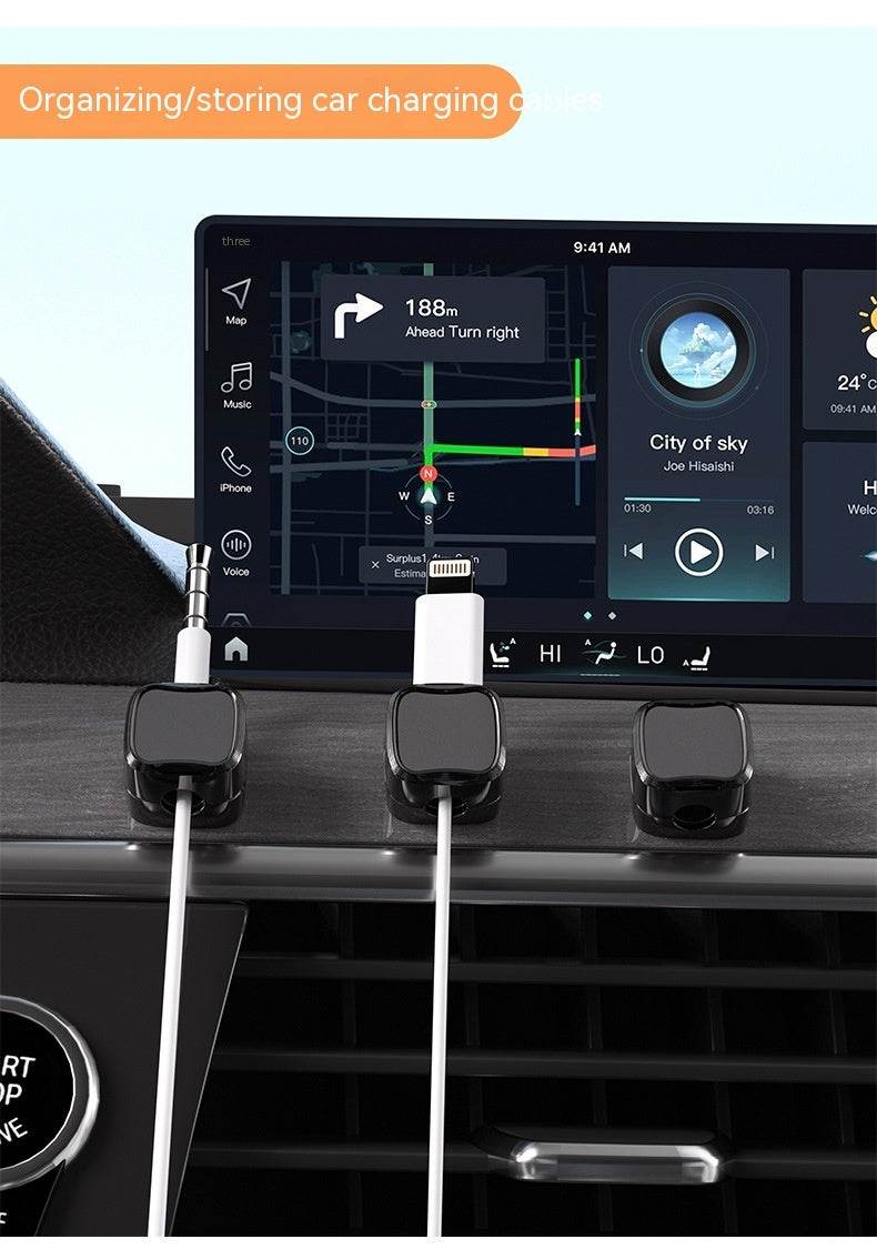 Under  Desk Cable Management System Wire Magnetic Cable Organizer - www.Shopthatapp.com