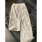 Fashion Vintage Bow lace up Drawstring Wide leg sweat pant for women - www.Shopthatapp.com