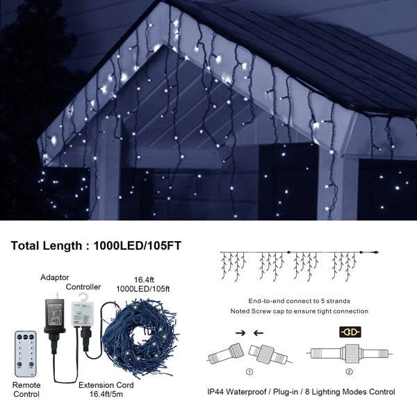 Ice Bar Lamp - Cold White - C-32-meter 1000 Lamp Decor string Lights - www.Shopthatapp.com
