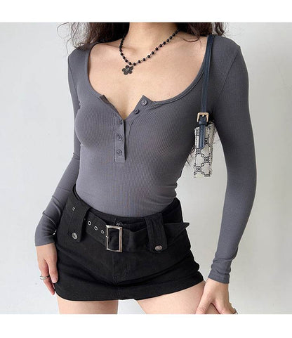 American Retro Wide Waistband Denim Mini Skirt with Belt - www.Shopthatapp.com