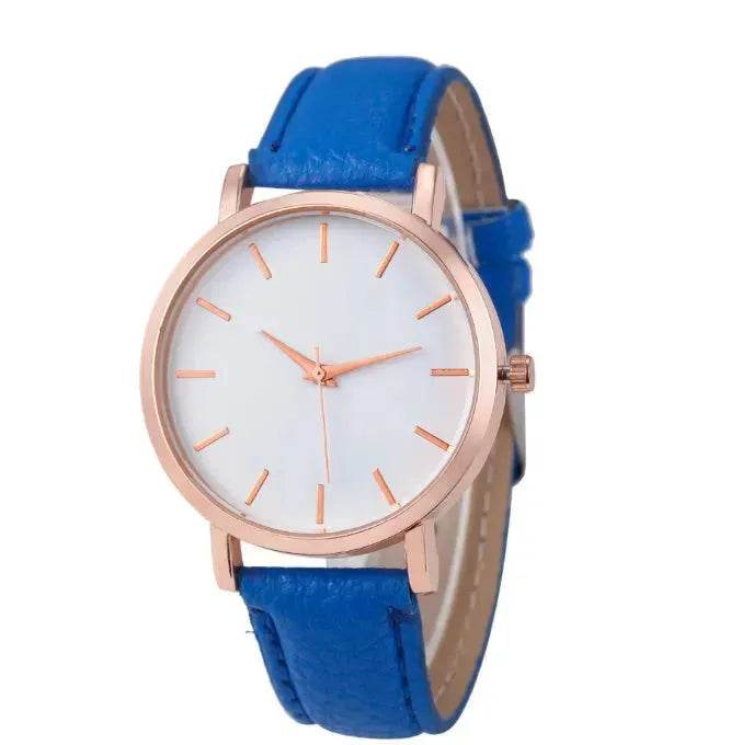 Unisex Leather quartz watch - www.Shopthatapp.com