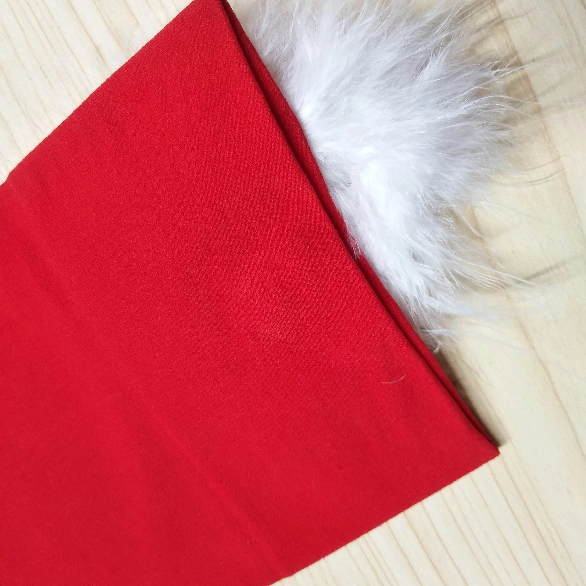 Thickened Women's Red Long Bow Christmas Stockings - www.Shopthatapp.com