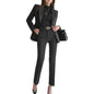 Formal Business Women Set New Striped Blazer Slim Pant suit 2pcs - www.Shopthatapp.com