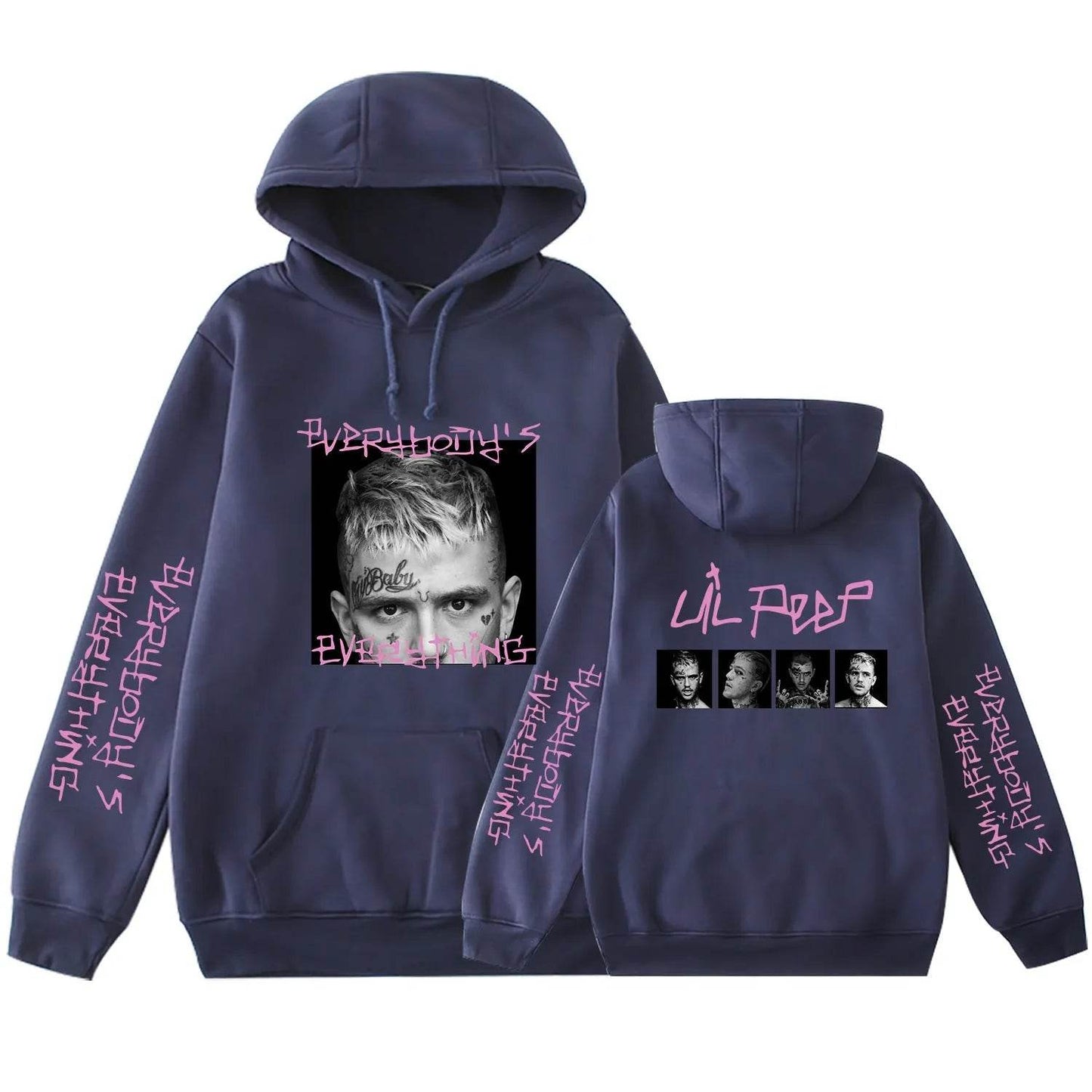 Lil Peep Drawstring Hooded Sweatshirt Pullover Pocket Unisex Hoodie - www.Shopthatapp.com
