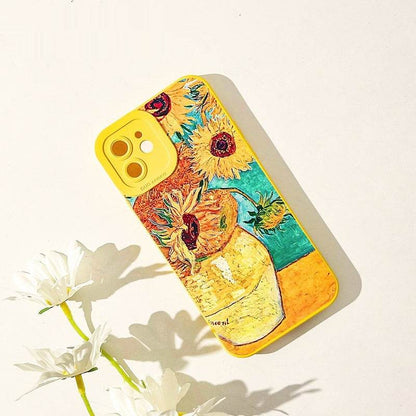 Sunflower silicone IPhone14 Case women - www.Shopthatapp.com