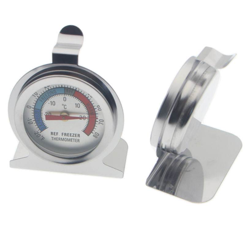 Stainless Steel Refrigerator freezer thermometer - www.Shopthatapp.com