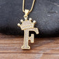 Letter Pendant with Chain - Gold - www.Shopthatapp.com