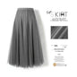 Pleated Mesh Midi Skirt – Women's Prairie Swing Skirt - www.Shopthatapp.com