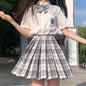Student Jk Plaid Skirt Preppy Style Mini Pleated  Kilt Skirt - www.Shopthatapp.com