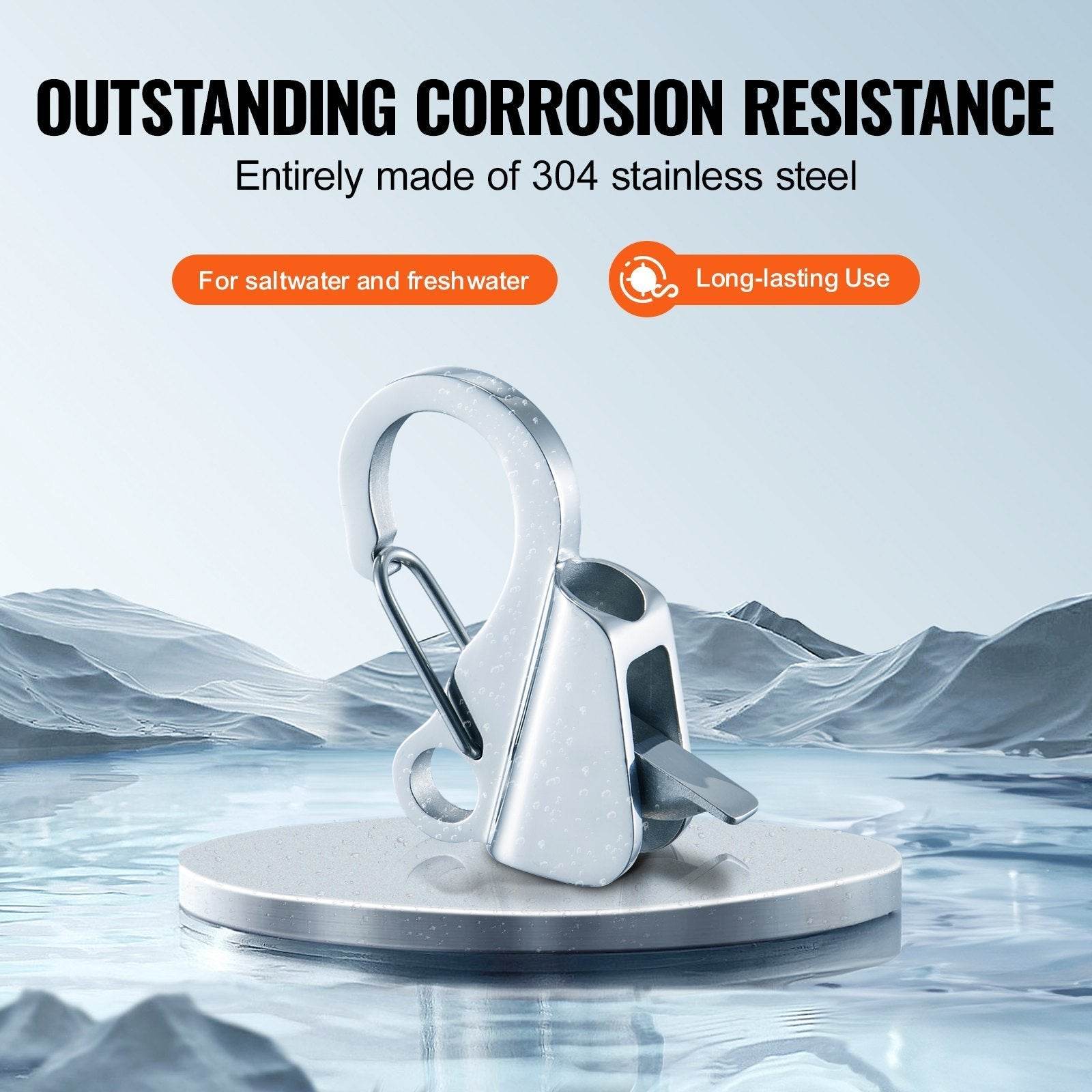 Boat Anchor Hook, 304 Stainless Steel Slide Anchor, Knotless Anchor System With Quick Release, Boat Anchor Hook Clips For - www.Shopthatapp.com