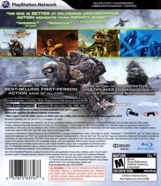 Call of Duty - Modern warfare 2 (usagé) - www.Shopthatapp.com