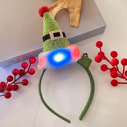 Christmas With Light Headband Snowflake Women's - www.Shopthatapp.com
