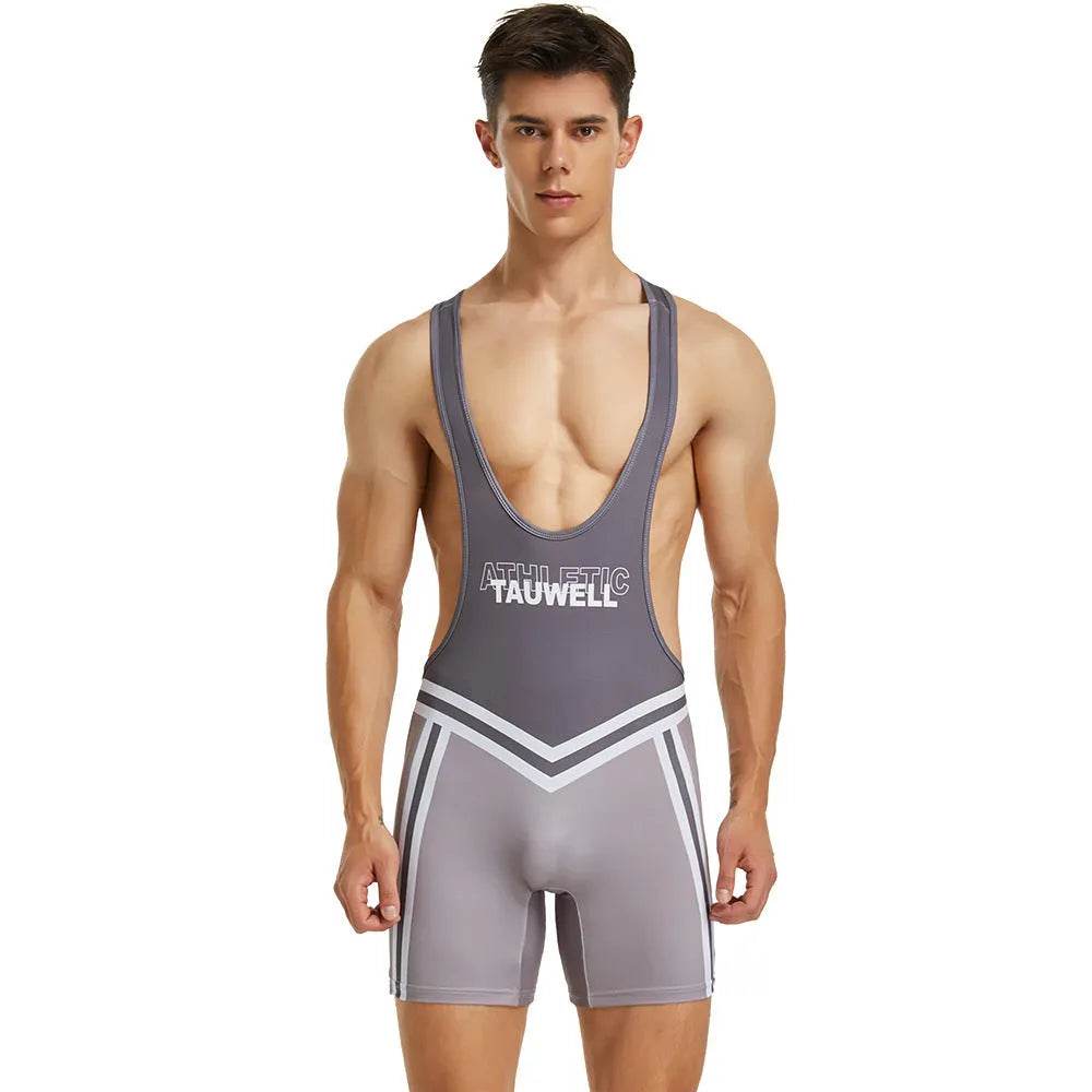 Men's Fitness Swimming Shark Pants Bodysuit Thong - www.Shopthatapp.com
