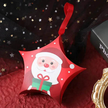 Christmas Gift Boxes Santa Claus Candy Box Star Shape Merry Christmas Boxes Bags for Home New Year Xmas Decor Kids Gifts - www.Shopthatapp.com
