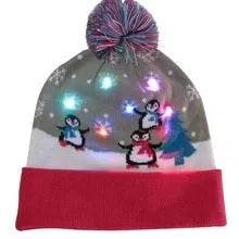 LED Light Christmas  Beanies - www.Shopthatapp.com