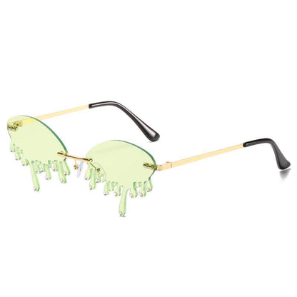 Sunglasses Personality Tear-shaped Visor Glasses - www.Shopthatapp.com