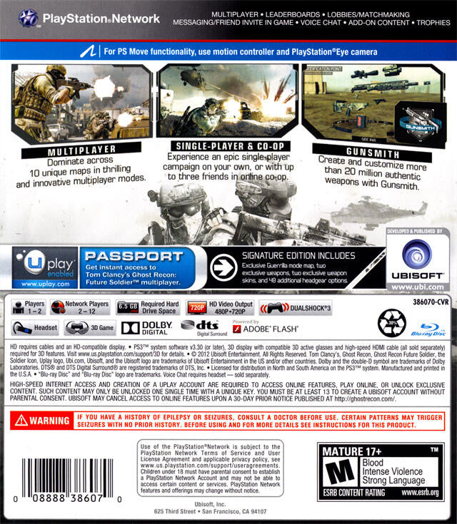 Tom Clancy's Ghost Recon: Future Soldier  [Greatest Hits] (usagé) - www.Shopthatapp.com