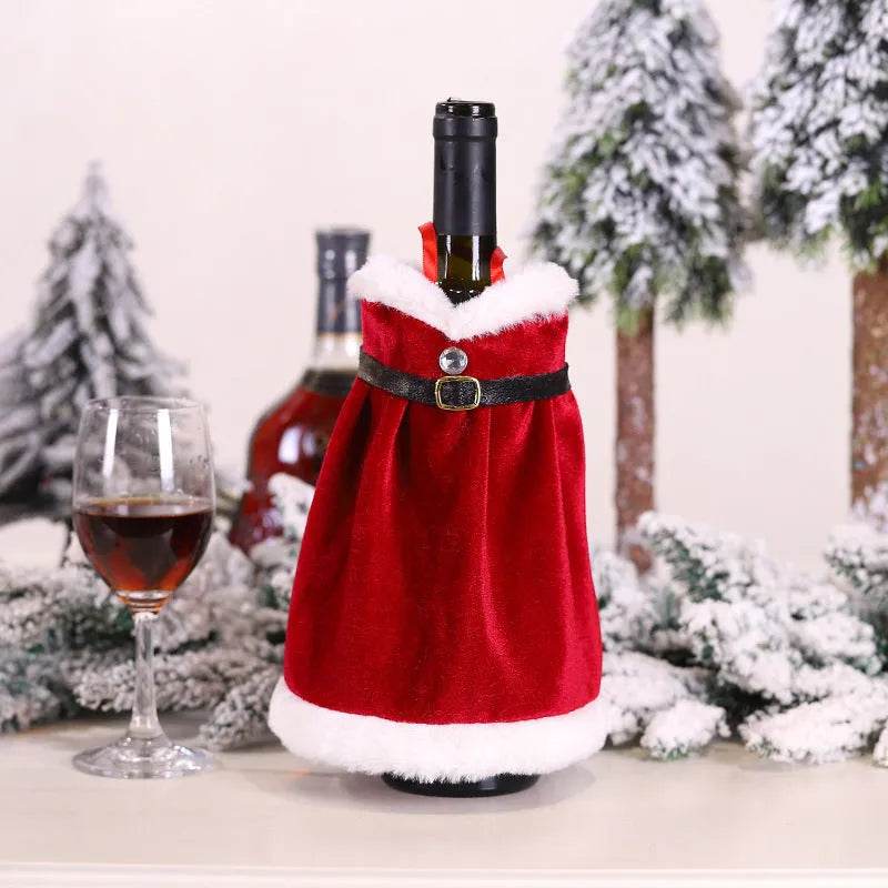 Christmas Decorations Christmas Wine Bottle Socks - www.Shopthatapp.com