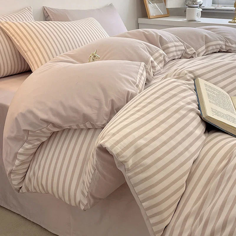 Pure Cotton Class A Four-piece Quilt Cover Household Pure Cotton Bed Sheet Duvet Cover - www.Shopthatapp.com
