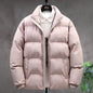 Winter Cotton padded Velvet Thick Stand Collar Rain Puffer Jacket for men - www.Shopthatapp.com