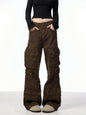 Retro Design Camouflage Cargo Pants Women - www.Shopthatapp.com