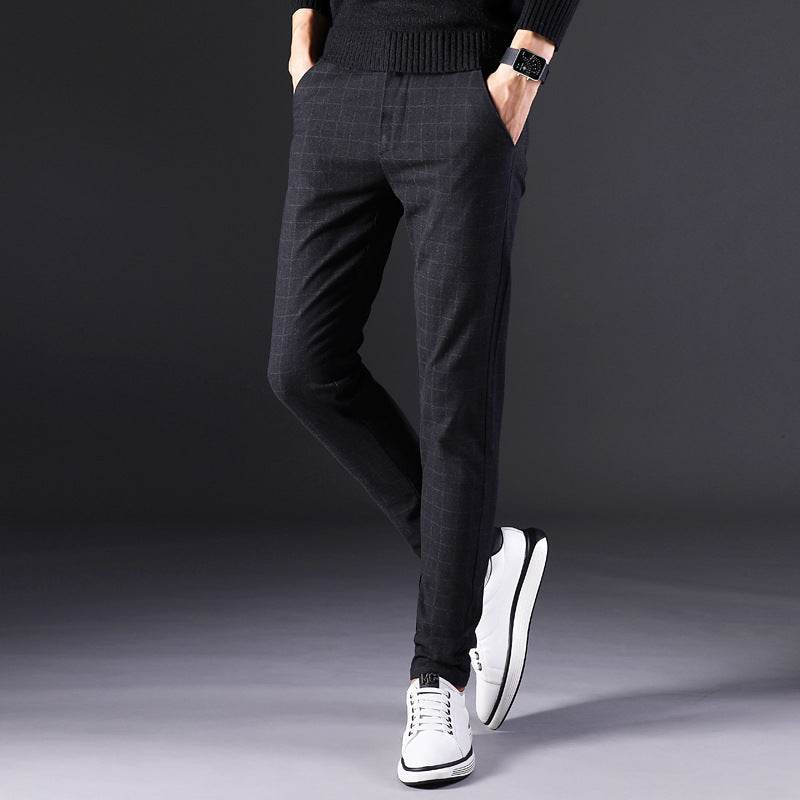 Men's Fashion And Comfort Slim Straight fit suit Trousers - www.Shopthatapp.com