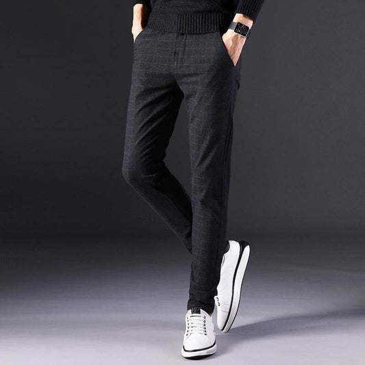 Men's Fashion And Comfort Slim Straight fit suit Trousers - www.Shopthatapp.com