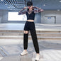 Party Club Dance Hip pop style Two piece Outfit set women - www.Shopthatapp.com