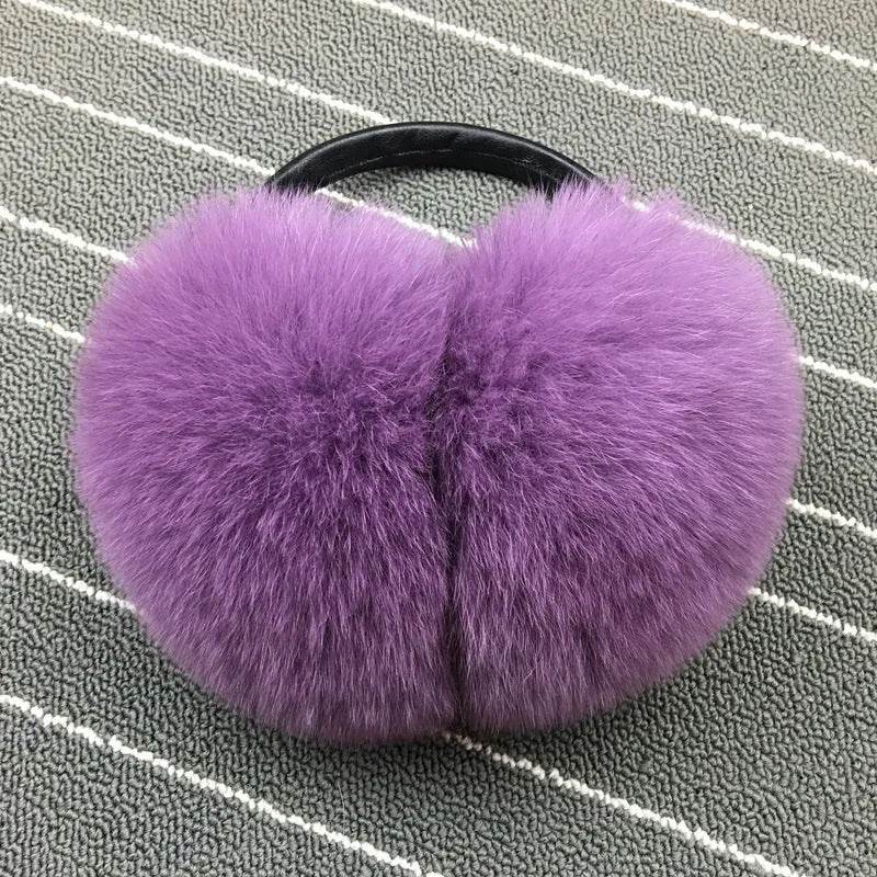 Warm Whole Skin Fox Earmuff Earmuffs Female - www.Shopthatapp.com