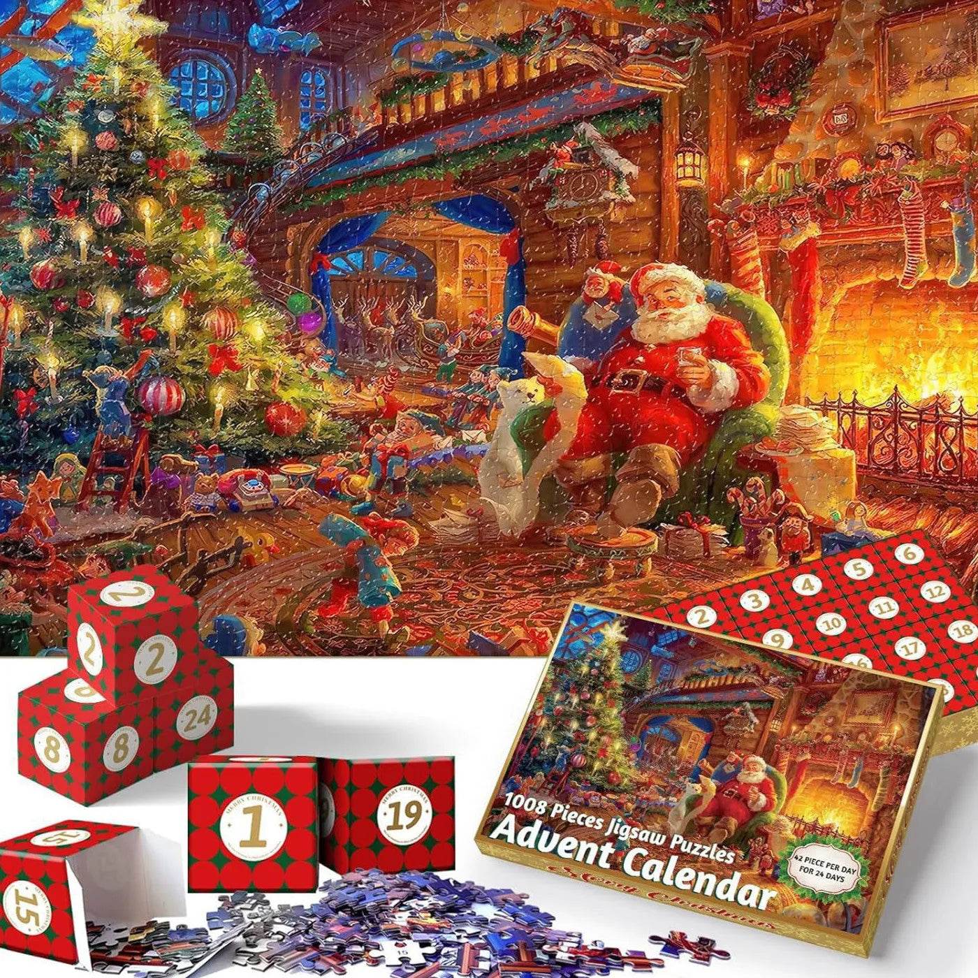 Christmas 24-day Countdown Scene Puzzle - www.Shopthatapp.com