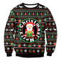 UGLY CHRISTMAS SWEATER Vacation Santa Elf Funny Womens Men Sweaters Tops Autumn Winter Clothing - www.Shopthatapp.com