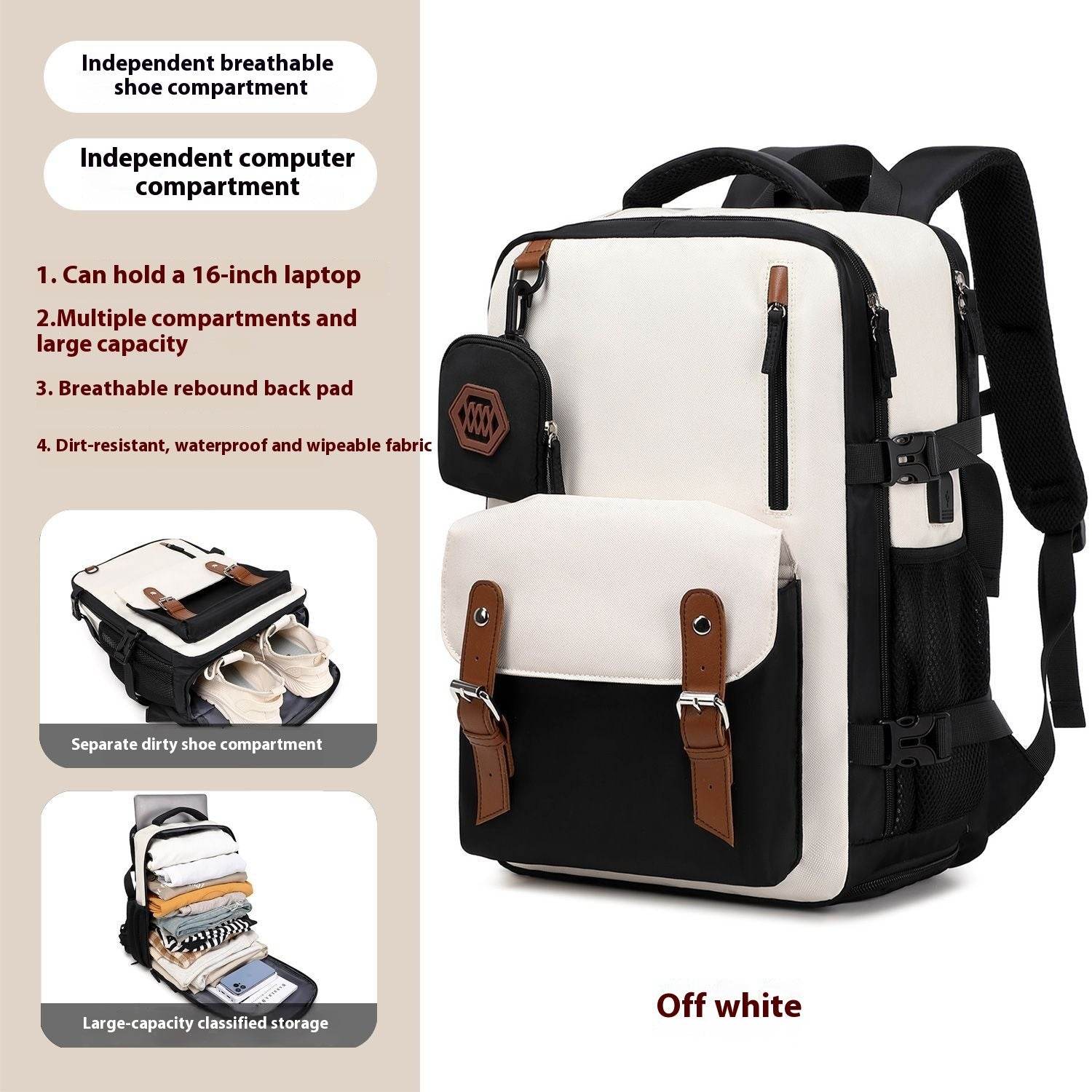 Large Capacity Schoolbag Travel Campus - www.Shopthatapp.com