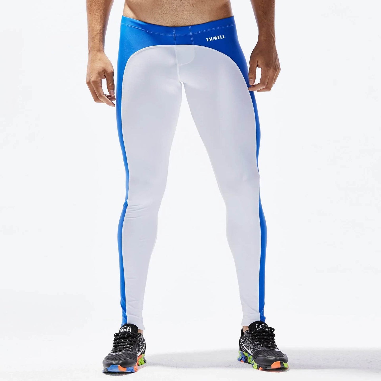 Men's color block Spandex sports yoga pants Long John Pant - www.Shopthatapp.com