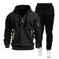 Men's pocket Half Zipper Hoodie Sweatshirt Pullover Sportswear - www.Shopthatapp.com