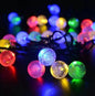 Crystal solar power of the led lamp string lights christmas lights solar garden outdoor decoration for christmas - www.Shopthatapp.com