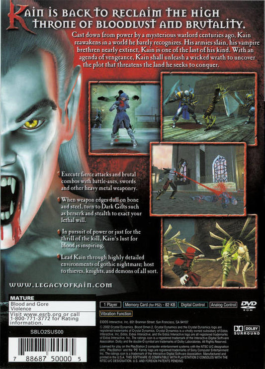 Blood Omen 2 (usagé) - www.Shopthatapp.com
