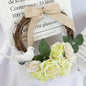 Christmas Wreaths On The Door Artificial Flowers Garland Window Door Hanging Decorative Supplies For Christmas Party New Year - www.Shopthatapp.com