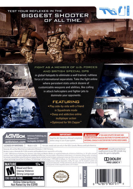 Call of Duty: Modern Warfare [Reflex Edition] (usagé) - www.Shopthatapp.com