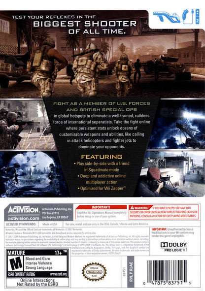 Call of Duty: Modern Warfare [Reflex Edition] (usagé) - www.Shopthatapp.com