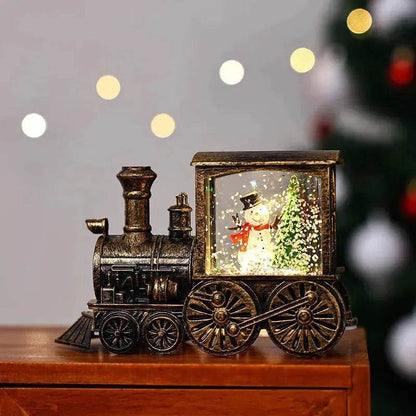 Christmas Gift Train Decoration Small Night Lamp - www.Shopthatapp.com