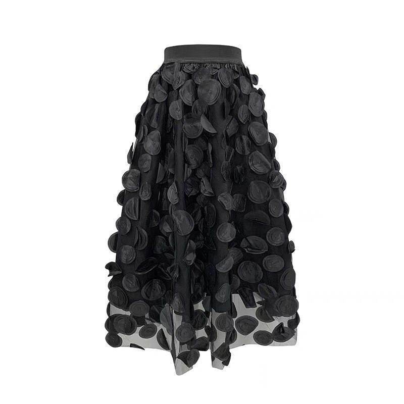 Women's Retro fashion Line  Midi Maxi Prairie Skirt - www.Shopthatapp.com
