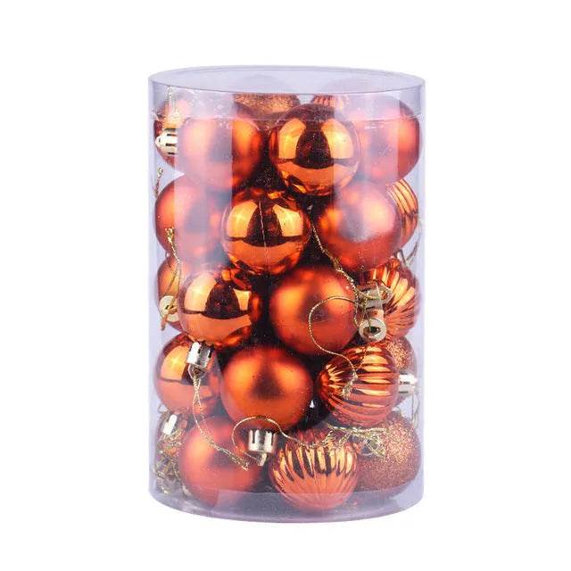 34 Christmas Ball Set 4cm Christmas Ornaments - www.Shopthatapp.com