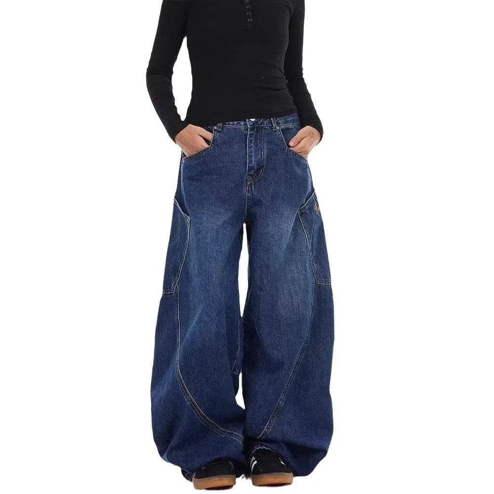 Design Large Pocket Machete Baggy Jeans Pant For Men And Women - www.Shopthatapp.com