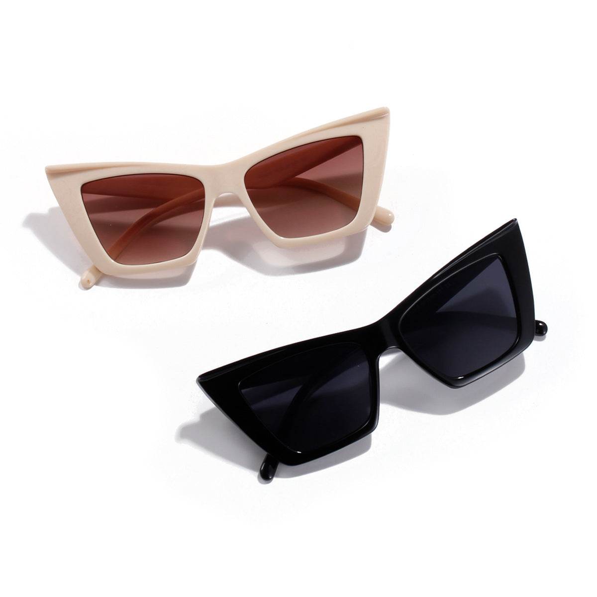 Triangle cat's eye glasses - www.Shopthatapp.com