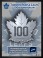 Toronto Maple Leafs Framed 16x20 100th Anniversary With Game-Used Net - www.Shopthatapp.com