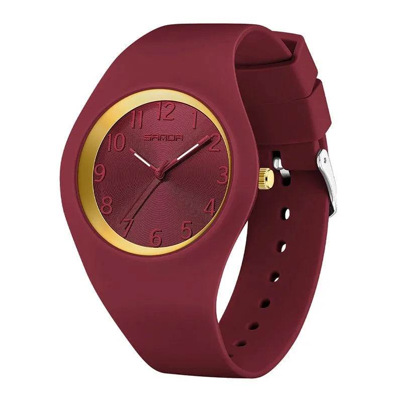 Student Thin And Light Silicone Strap Waterproof Simple Fashion Electronic Watch - www.Shopthatapp.com