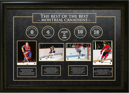 Best of The Best Canadiens Richard/Beliveau/Lafleur/Robinson - www.Shopthatapp.com