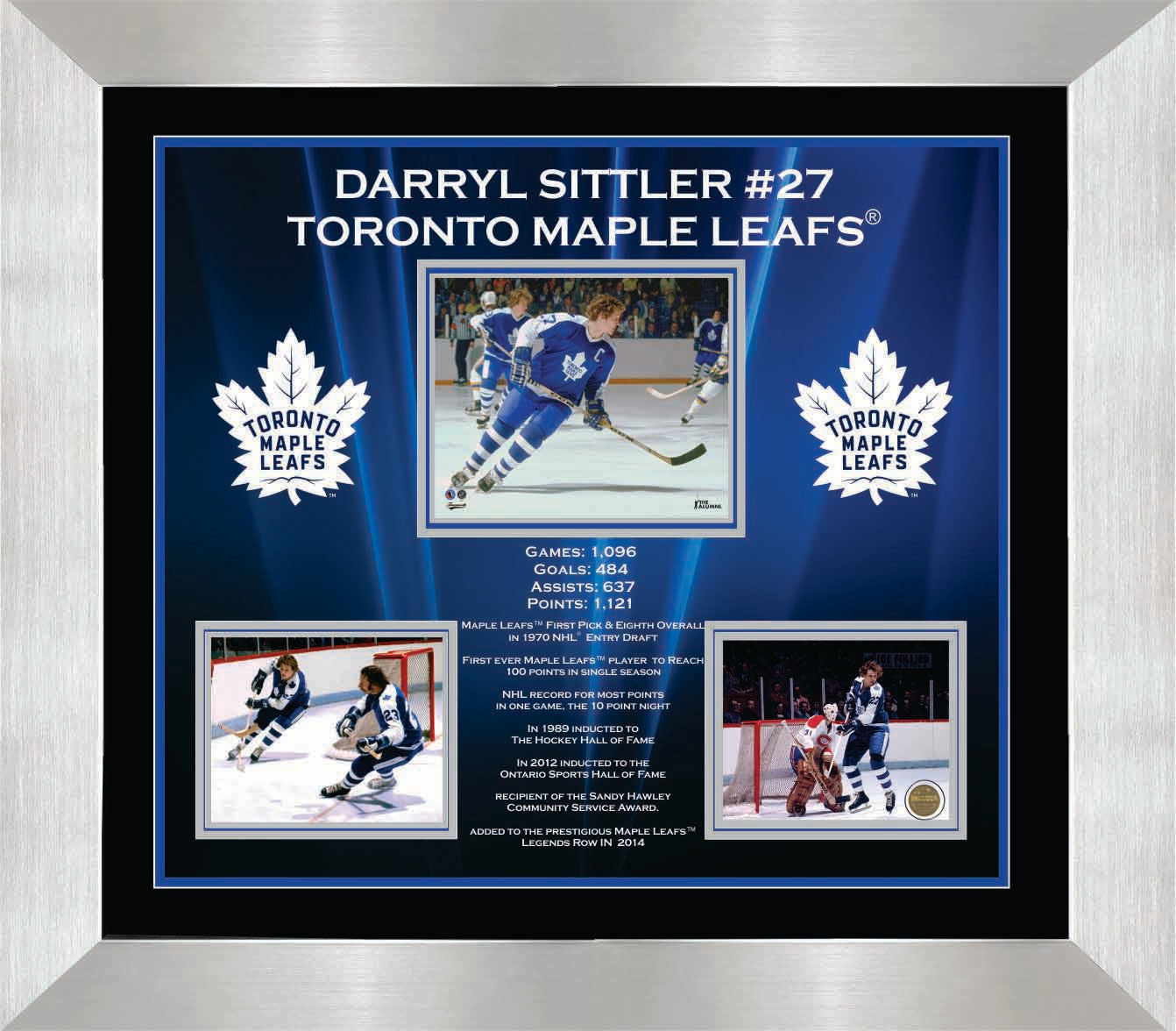 Darryl Sittler Framed Career Collage - www.Shopthatapp.com