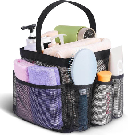 Beach Mesh Toiletry Bag Buggy Bag Handbag 8 Mesh Pockets - www.Shopthatapp.com